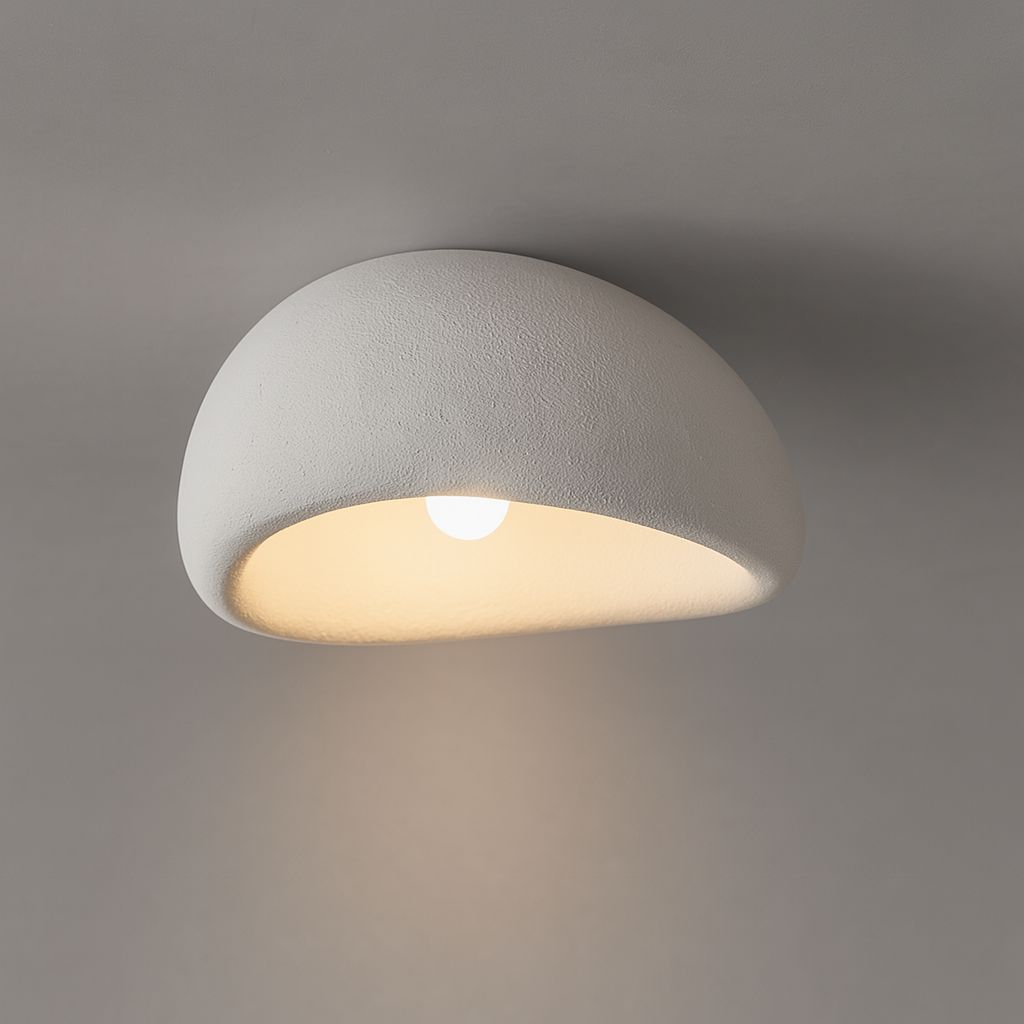 Japandi Wabi Sabi - Minimalist Resin Ceiling Light for Serene Spaces 7