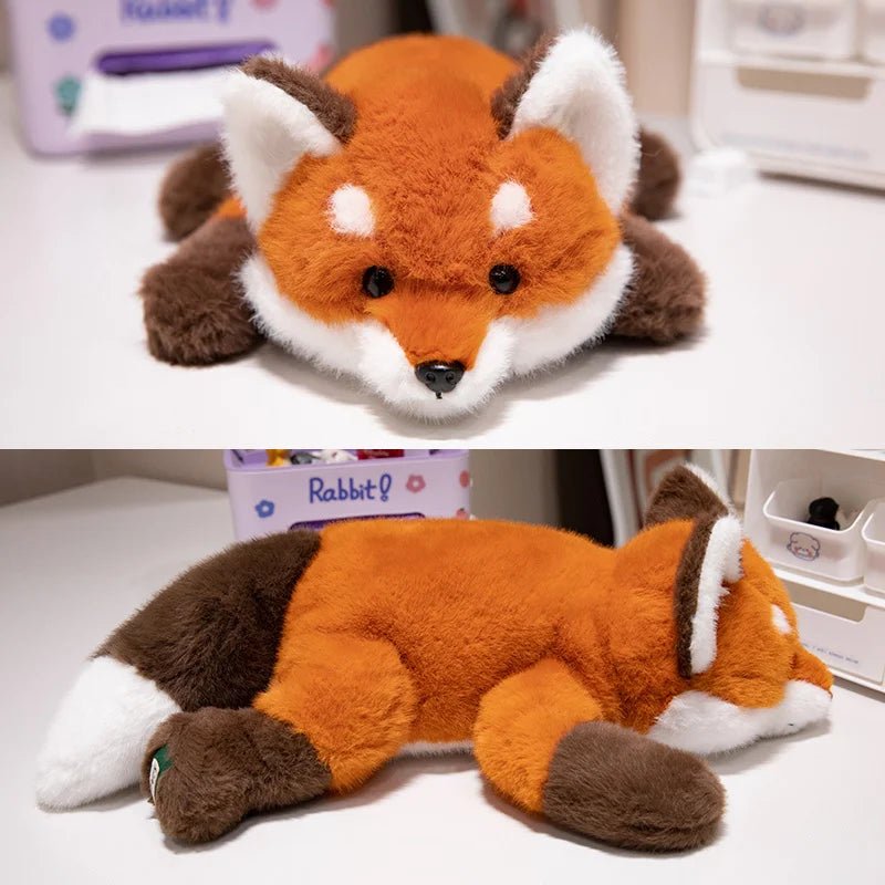 Kawaii Fox Plush Toy - Soft Cuddly Stuffed Animal Plushies for Kids 2