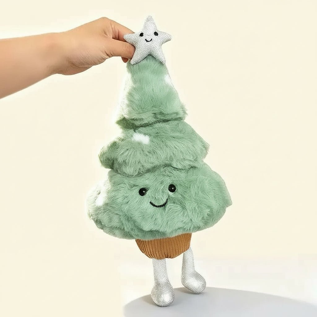 Kawaii Plush Christmas Tree Doll - Soft Stuffed Toy for Holiday Decor 2
