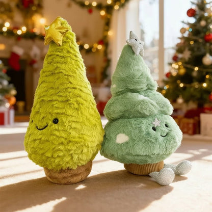 Kawaii Plush Christmas Tree Doll - Soft Stuffed Toy for Holiday Decor 3