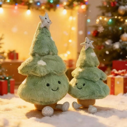 Kawaii Plush Christmas Tree Doll - Soft Stuffed Toy for Holiday Decor 4