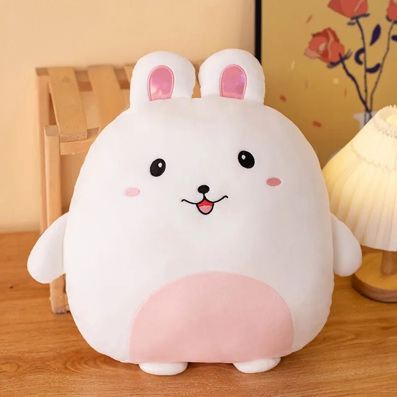 Kawaii Zoo Animal Plush Pillow - Soft 40cm Penguin, Rabbit, Panda & Crab 10