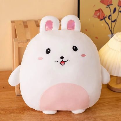 Kawaii Zoo Animal Plush Pillow - Soft 40cm Penguin, Rabbit, Panda & Crab 10
