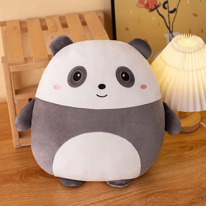 Kawaii Zoo Animal Plush Pillow - Soft 40cm Penguin, Rabbit, Panda & Crab 6