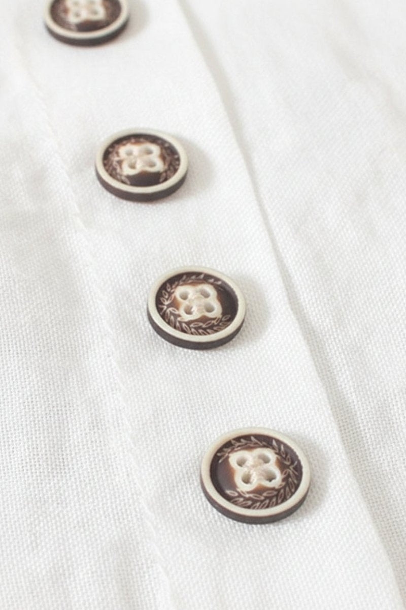 Kelly - Short-Sleeved Plain Blouse with Round Neckline for Effortless Style 5