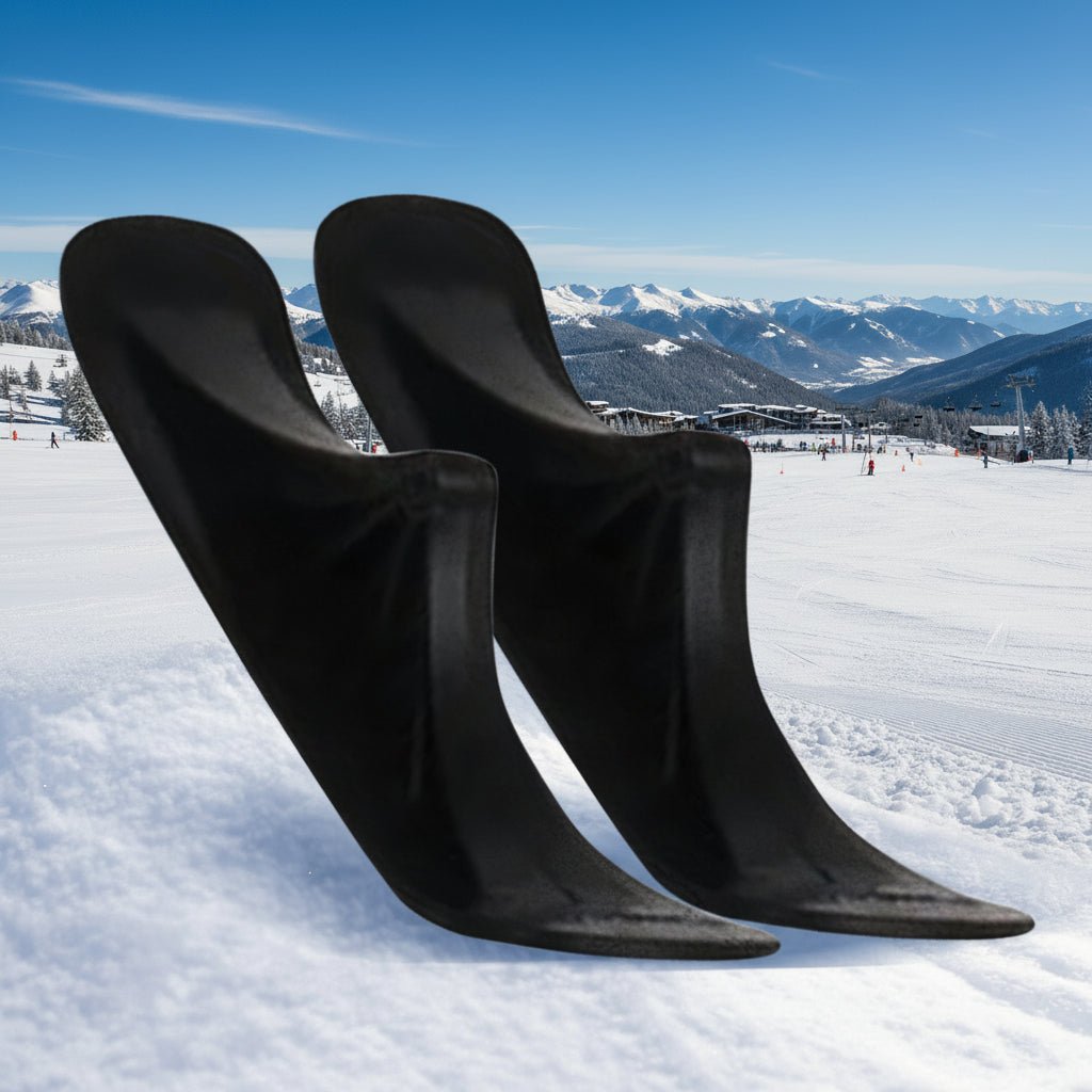 Kids Snow Scooter Sled Ski Board Set - Easy Transformation for Winter Fun 1