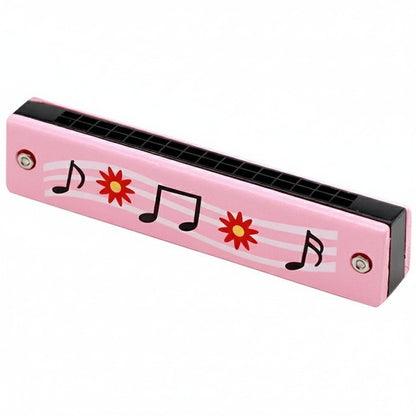 Kids Wooden Harmonica - Musical Instrument for Early Education and Fun 10