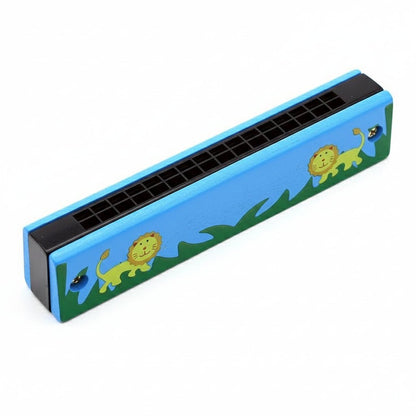 Kids Wooden Harmonica - Musical Instrument for Early Education and Fun 14