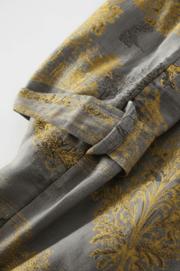 Kimono bathrobe cotton gauze retro unisex 5