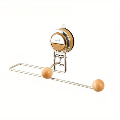 KitchenGrip - Stainless Steel Paper Towel Holder with Reusable Suction Cup 5