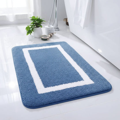 Kitinjoy - Soft Non-Slip Microfiber Bath Mat for Bathroom & Living Room 0