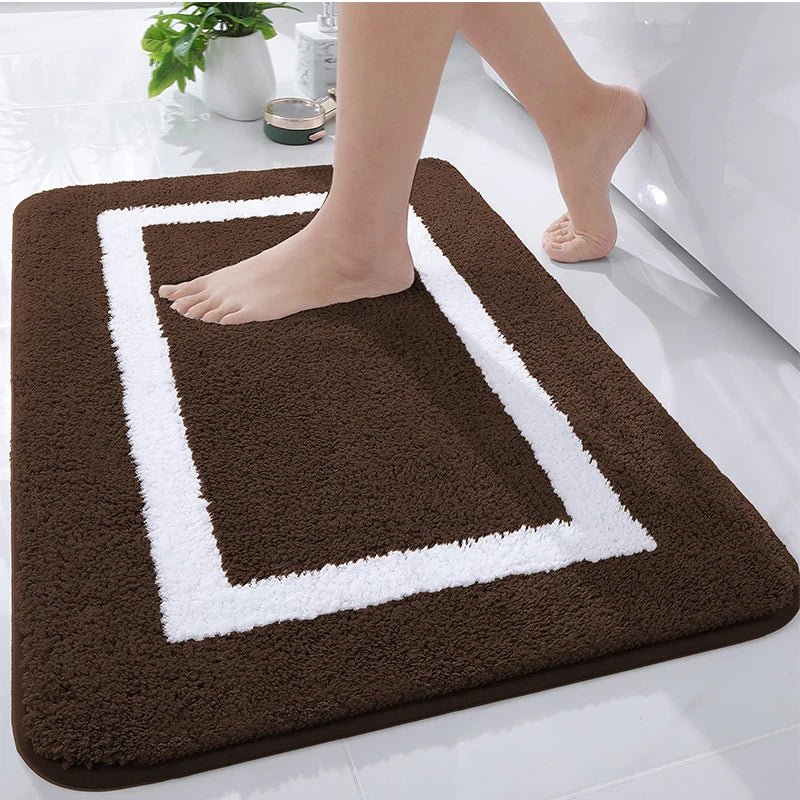Kitinjoy - Soft Non-Slip Microfiber Bath Mat for Bathroom & Living Room 11
