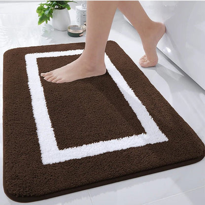 Kitinjoy - Soft Non-Slip Microfiber Bath Mat for Bathroom & Living Room 11