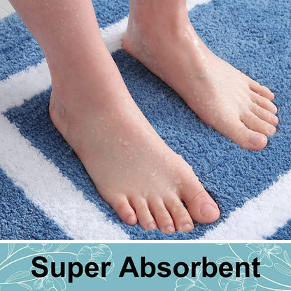 Kitinjoy - Soft Non-Slip Microfiber Bath Mat for Bathroom & Living Room 2