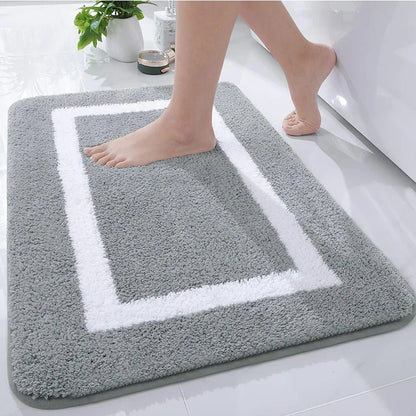 BATHCLOUD – Soft Non-Slip Microfiber Bath Mat for Bathroom & Living Room