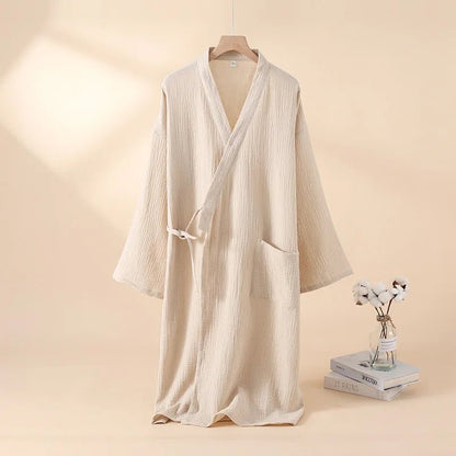 Komfura – Elegant Cotton Kimonos for Men and Women, Breathable and Versatile