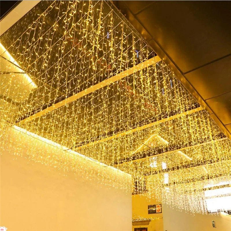 LED Curtain Fairy Lights - 5M Decorative Party Lights with 8 Modes for Indoor & Outdoor 4
