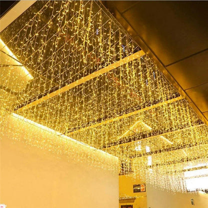 LED Curtain Fairy Lights - 5M Decorative Party Lights with 8 Modes for Indoor & Outdoor 4
