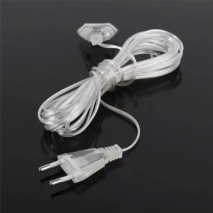 LED Curtain Fairy Lights - 5M Decorative Party Lights with 8 Modes for Indoor & Outdoor 7