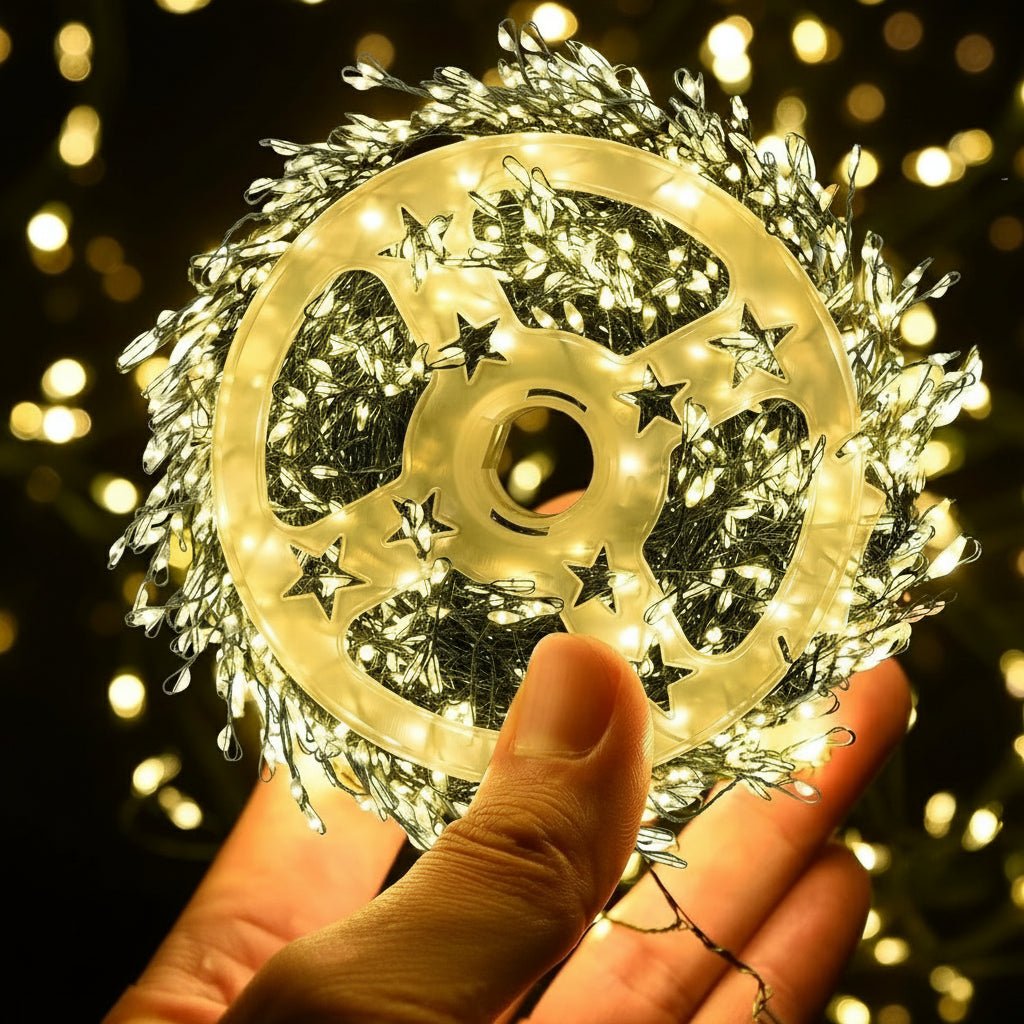 LED Firecracker String Lights - Remote Controlled, Waterproof, Energy-Saving for Halloween & Christmas Decor 0