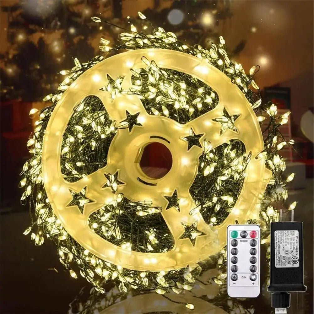 LED Firecracker String Lights - Remote Controlled, Waterproof, Energy-Saving for Halloween & Christmas Decor 6