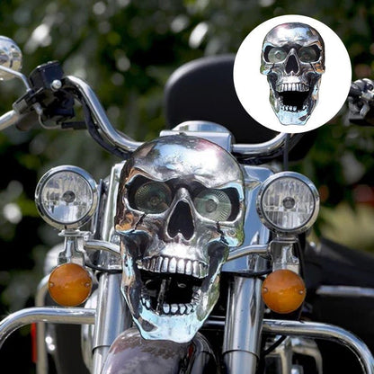 LED Motorcycle Skull Light - Retro Design, Waterproof & Energy Efficient 1