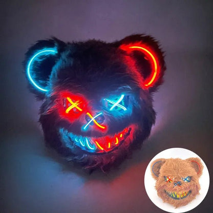 LED Purge Mask with Dynamic Lights & Adjustable Fit for Halloween Costume 15