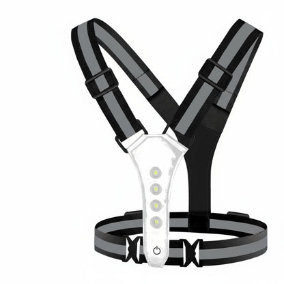 LED Safety Vest for Running & Cycling - Rechargeable High Visibility Light 8