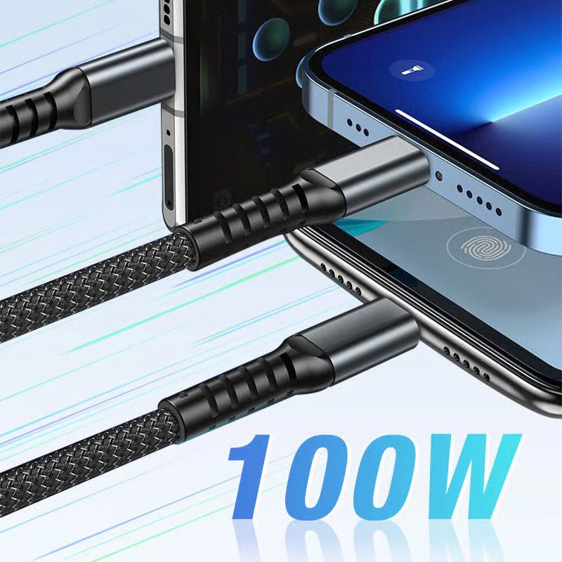 LIGHTLINK – Transparent 3-in-1 Super Fast Charging Cable with LED Glow 2