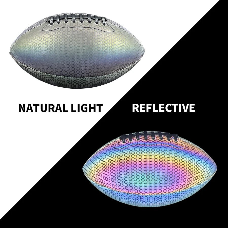 LUMIFOOT – Reflective American Football Size 9 for Night Training & Outdoor Games 4