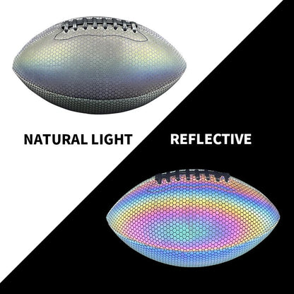LUMIFOOT – Reflective American Football Size 9 for Night Training & Outdoor Games 4