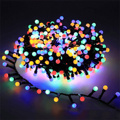 LUMIGLOW – Outdoor LED String Lights with Waterproof Globe Bulbs & 8 Lighting Modes 0