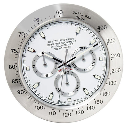 LUMISTEEL – Contemporary Silent Wall Clock with Luminous Hands 14