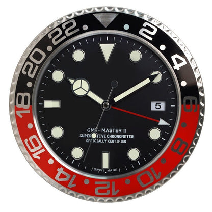 LUMISTEEL – Contemporary Silent Wall Clock with Luminous Hands 5