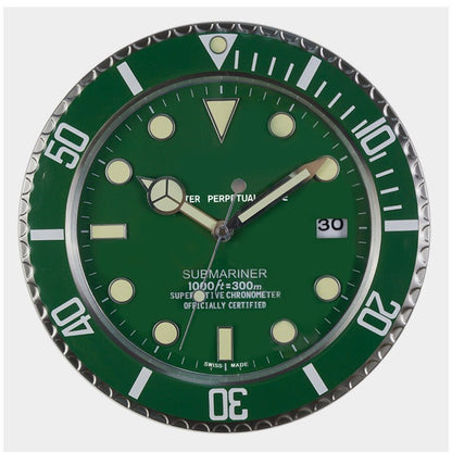 LUMISTEEL – Contemporary Silent Wall Clock with Luminous Hands 7