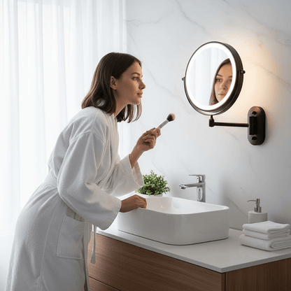 LUMIVIEW – Rechargeable LED Magnifying Mirror with Touch Control 1
