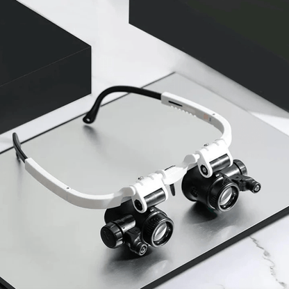 LUMIVISOR – Adjustable LED Magnifying Glasses with 8x–23x Zoom 3