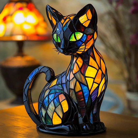 LUNACAT – LED cat night lamp with soft light & playful design 0
