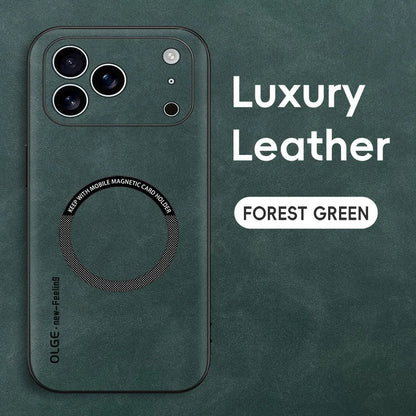 LUXEGUARD – Premium Leather Phone Case with MagSafe for iPhone 9