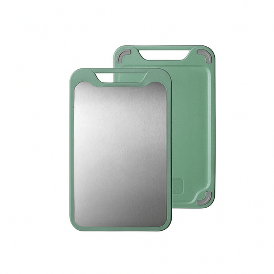 Lattea – Double Sided Stainless Steel Cutting Board with Non-Stick Surface 0