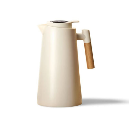 Lattea – Thermal Jug with Temperature Display, Leak-Proof Design & Wooden Handle 7