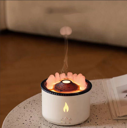 LavaMist Flame Humidifier | Aromatherapy Diffuser & Night Lamp | Realistic Fire Effect | Air Purifier for Home 2