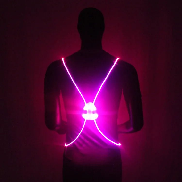 Led Reflective Running Vest Light, Running Vest for Men/Women Runner, Cycling, Walking, Reflective Running Gear with Front Light 4