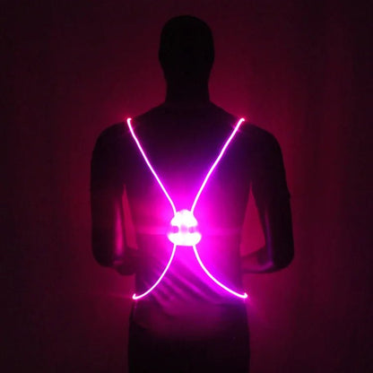 Led Reflective Running Vest Light, Running Vest for Men/Women Runner, Cycling, Walking, Reflective Running Gear with Front Light 4