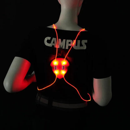 Led Reflective Running Vest Light, Running Vest for Men/Women Runner, Cycling, Walking, Reflective Running Gear with Front Light 8