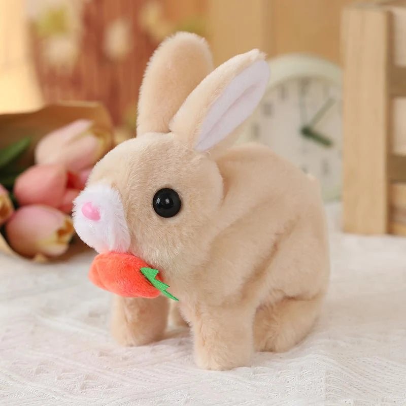 Lifelike Electric Plush Bunny Toy - Interactive Movements & Sounds Plushies 11