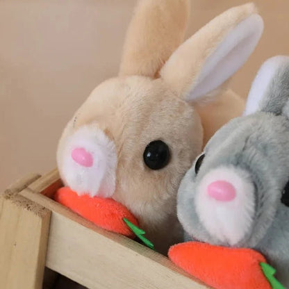 Lifelike Electric Plush Bunny Toy - Interactive Movements & Sounds Plushies 3