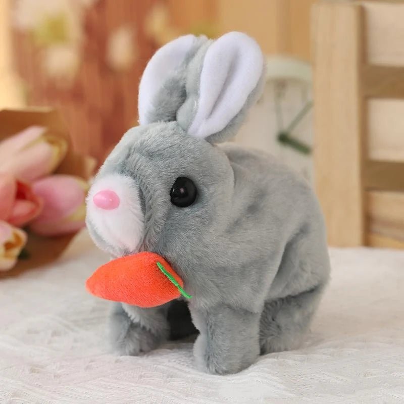Lifelike Electric Plush Bunny Toy - Interactive Movements & Sounds Plushies 9