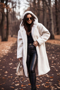 COZELONG – Women’s Hooded Long Coat for Warm Winter Comfort