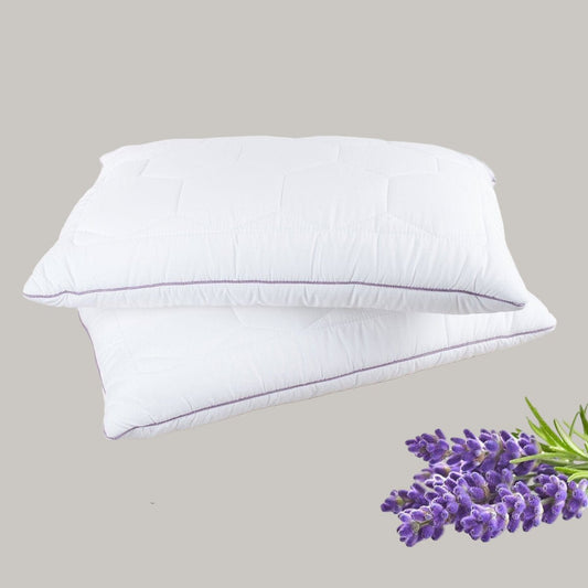 Luméa Lavender Suede Sleep Pillow | Anti-bacterial, hypoallergenic pillow for sensitive skin 1